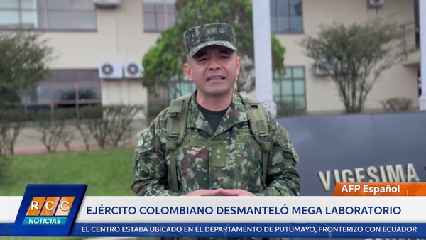 Video: Ejército colombiano desmantela mega laboratorio de drogas en la selva