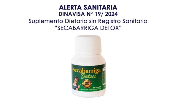 Dinavisa alerta sobre venta ilegal de suplementos dietarios