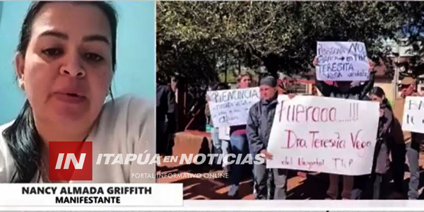 FUNCIONARIOS DEL HOSPITAL DE MARÍA AUXILIADORA PIDEN LA DESTITUCIÓN DE LA DIRECTORA - Itapúa Noticias