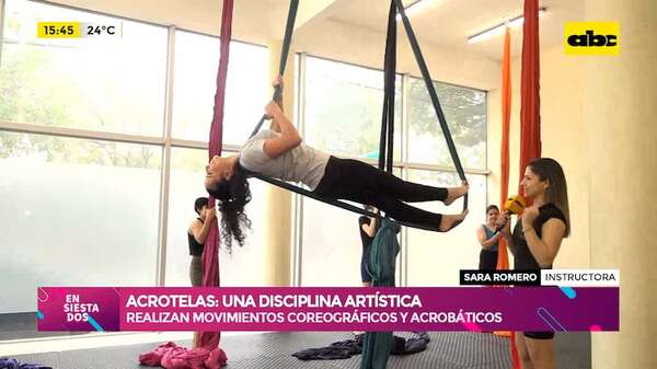 Acrotelas: la unión de la fuerza física y mental que permite que los artistas se expresen en el aire - Ensiestados - ABC Color