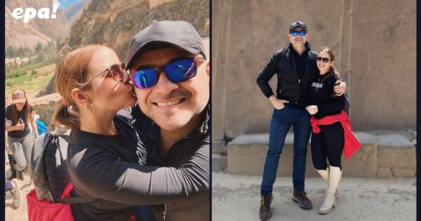 Roberto Pérez disfruta de la magia de Machu Picchu en un viaje romántico con su pareja