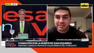 Conmoción por la muerte de Juan Izquierdo: sufrió una arritmia cardíaca en el partido ante São Paulo - Mesa de Periodistas - ABC Color