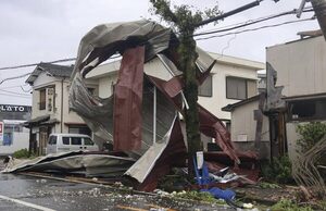 El tifón Shanshan azotó Japón con lluvias torrenciales y vientos de más de 100 km/h: 3 muertos y 82 heridos - .::Agencia IP::.