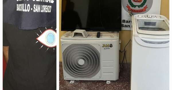 La Nación / Detienen a solitario ladrón en San Lorenzo y recuperan objetos robados