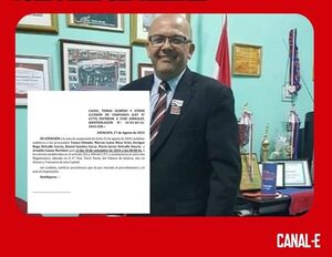 TOMÁS OLMEDO ES CONVOCADO POR JUEZ PARA SEPTIEMBRE