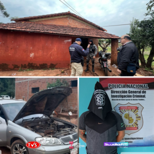 DETENIDO E INCAUTACIÓN  DE ARMAS EN CAMBYRETA TRAS INVESTIGACIÓN DE TENTATIVA DE HOMICIDIO - TVS