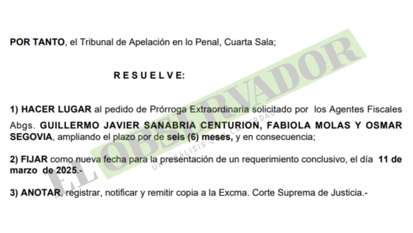 Cámara otorga prórroga a fiscales que investigan a exmiembros del Gabinete de Mario Abdo Benítez