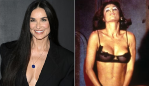 ¡Demi Moore recreó sensual escena de la peli “Striptease”!