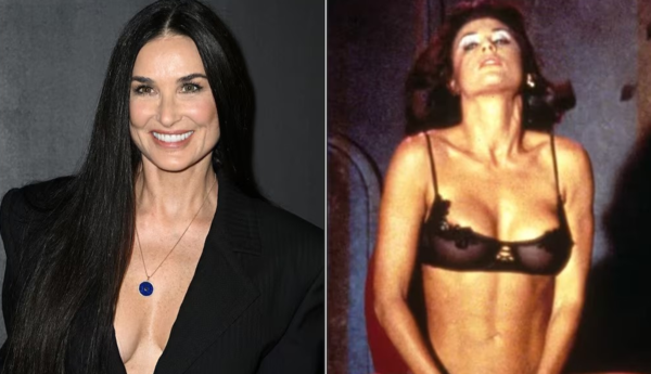 ¡Demi Moore recreó sensual escena de la peli “Striptease”!