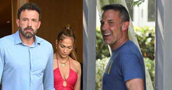 La Nación / Afirman que Ben Affleck volvió a sonreír tras separarse de Jlo