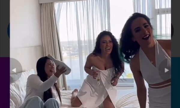 (VIDEO)La osada previa de cumpleaños de una cantante