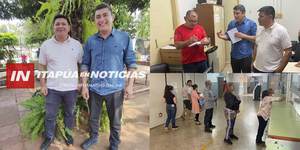 CONCEJAL ABILIO BENÍTEZ Y SENADOR JOSÉ OVIEDO RECORRIERON ITAPÚA - Itapúa Noticias