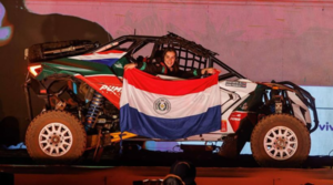 Mirna Pereira se está luciendo como copi en uno de los rallies más exigentes de América
