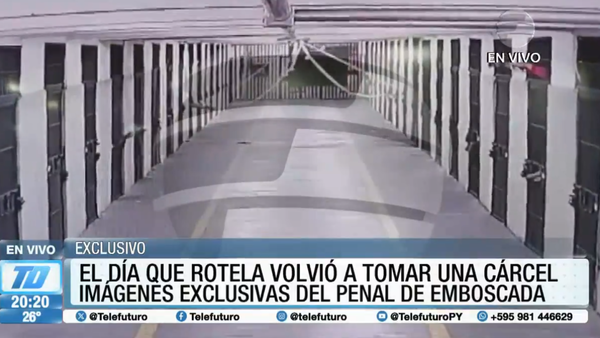Video: Muestran cómo el Clan Rotela vulneró el área de máxima seguridad del penal de Emboscada