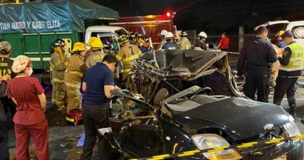 La Nación / San Lorenzo: aparatoso accidente de tránsito arroja una víctima fatal