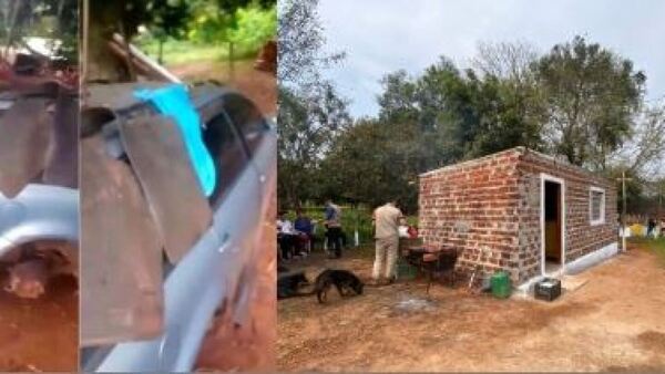 Solidarios entregaron una casa a familia que vivía en un auto abandonado