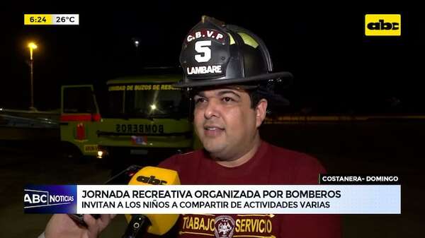 “Bomberos por un día”: Invitan a niños a vivir la experiencia de forma gratuita - ABC Noticias - ABC Color