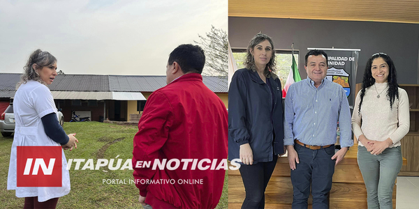 INTENDENTE DE TRINIDAD RECIBIÓ A LA NUEVA DIRECTORA DE LA USF LOCAL - Itapúa Noticias