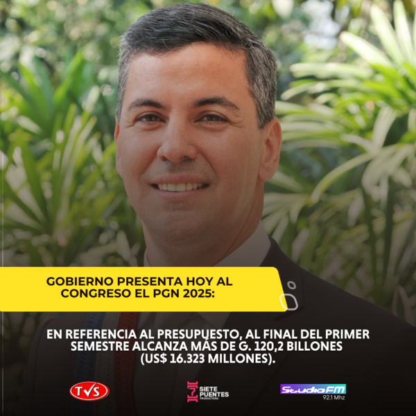 GOBIERNO PRESENTA HOY AL CONGRESO EL PGN 2025: ESTAS SON LAS CIFRAS - TVS