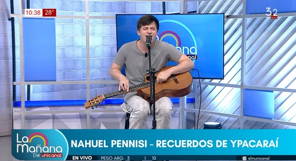 Nahuel Pennisi se presenta este sábado en Paraguay: “Se viene una noche increíble” - Unicanal