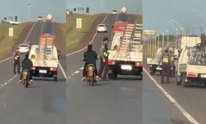 Evidencian desvergonzada actuación de Caminera en ruta – Prensa 5