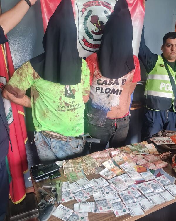 GRACIAS A UN DRON UBICARON A DOS DELINCUENTES QUE ESTABAN ESCONDIDOS