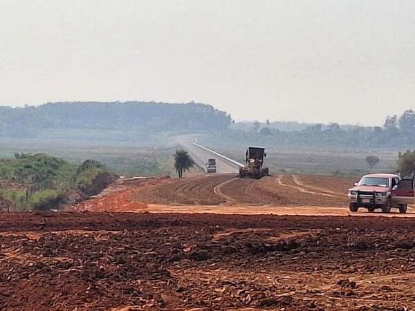 San Juan Nepomuceno: nueve meses de retraso en obra de circunvalación de ruta PY18 - Nacionales - ABC Color