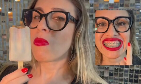 ¡Sin miedo al éxito! Humorista enseñó a las “chi” cómo manejarse con brackets