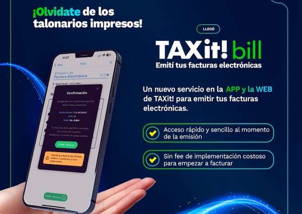 TAXit! Bill facilita la facturación electrónica - Empresariales - ABC Color
