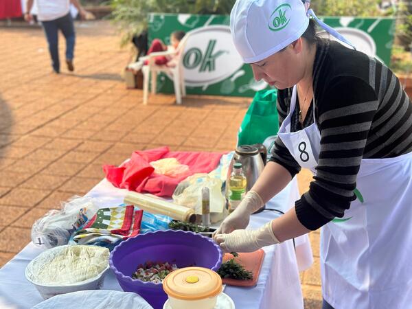 Exitosa feria de comida tradicional en Cambyretá