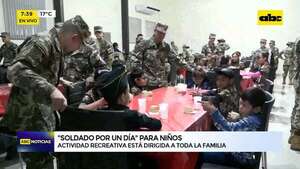 “Solado por un día”: actividad recreativa para niños de forma gratuita - ABC Noticias - ABC Color