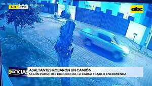 Video: Asaltantes robaron un camión en extrañas circunstancias  - ABC Noticias - ABC Color