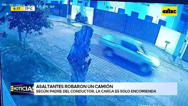 Video: Asaltantes robaron un camión en extrañas circunstancias - ABC Noticias - ABC Color