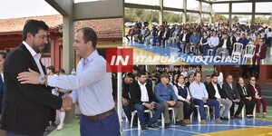 CARLOS PEREIRA ACOMPAÑÓ INAUGURACIONES Y ENTREGA DE INSUMOS EN ITAPÚA - Itapúa Noticias