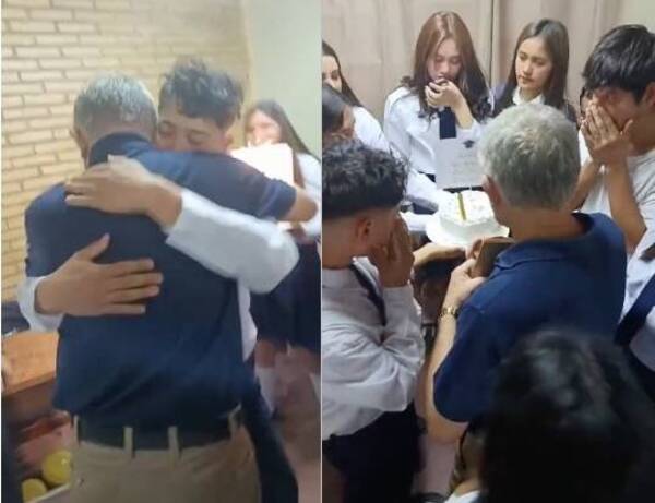 [VIDEO] ¿Yo piko lloro? Alumnos piden a dire que sea padrino de su promo