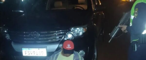 Recuperación de camioneta robada por la Policía Nacional