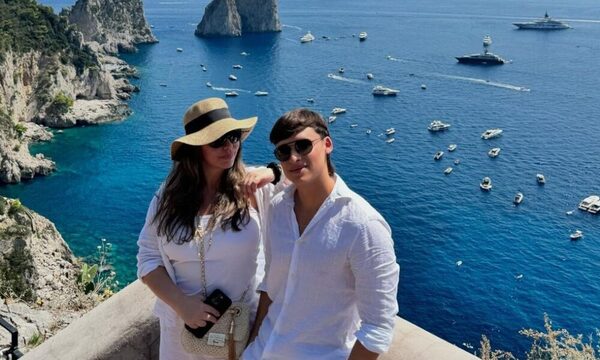 Después de Grecia, Liliana Alvarez y su hijo se pasean por lugares de película en Italia