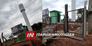INSTALARON TANQUE DE AGUA Y RED DE CAÑERÍAS EN GENERAL ARTIGAS - Itapúa Noticias