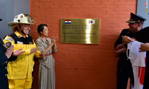 Inauguran nueva base de Bomberos Voluntarios en CDE