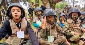 Diario HOY | Niños fueron soldados por un día en el Comando del Ejército Nacional