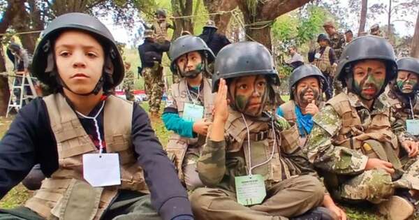 Diario HOY | Niños fueron soldados por un día en el Comando del Ejército Nacional