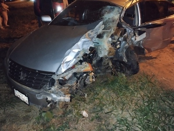 Automovilista en estado etílico ocasionó choque de vehículos en Horqueta