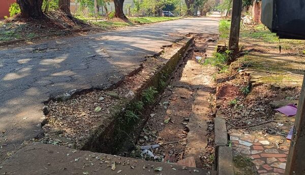 DESTRUIDAS, están calles a escasos metros del microcentro de CDE