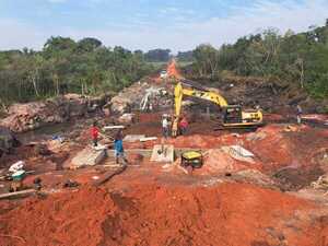 Está encaminado el puente que conectará comunidad indígena con la ruta PY13 en Caaguazú - .::Agencia IP::.