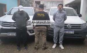 Incautan dos camionetas con patentes apócrifas en Encarnación - Policiales - ABC Color