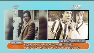 Homenaje a Carlos Alberto Gómez - SNT