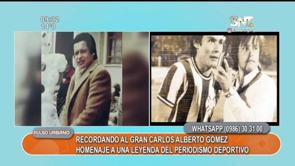 Homenaje a Carlos Alberto Gómez - SNT