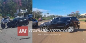 APARATOSA COLISIÓN DE VEHÍCULOS SOBRE RUTA PY01 EN ENCARNACIÓN - Itapúa Noticias