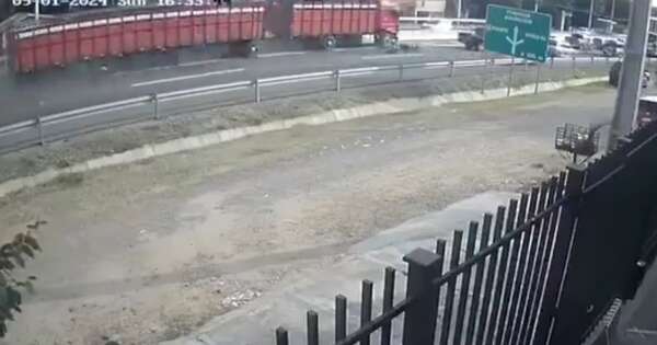 Diario HOY | VIDEO | Así ocurrió el fatal accidente en Pedrozo: chofer venía bocinando metros antes