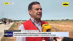 Plantan arbolitos en la Costanera Sur: proporcionarán sombra y color al lugar - ABC Noticias - ABC Color